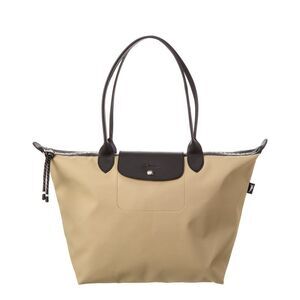 Longchamp Le Pliage Energy Large Canvas Tote, Beige